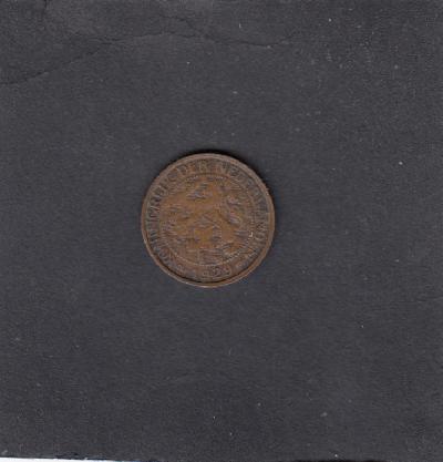 Beschrijving: 1 Cent WILHELMINA 